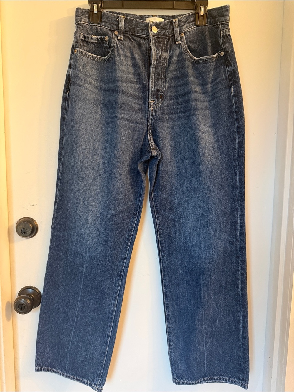 Pistola Petite Cassie High Rise Wide Leg Cultivate 30 jeans button fly